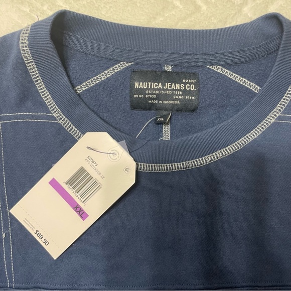 NAUTICA JEANS CO. CREWNECK SWEATSHIRT - Picture 7 of 13
